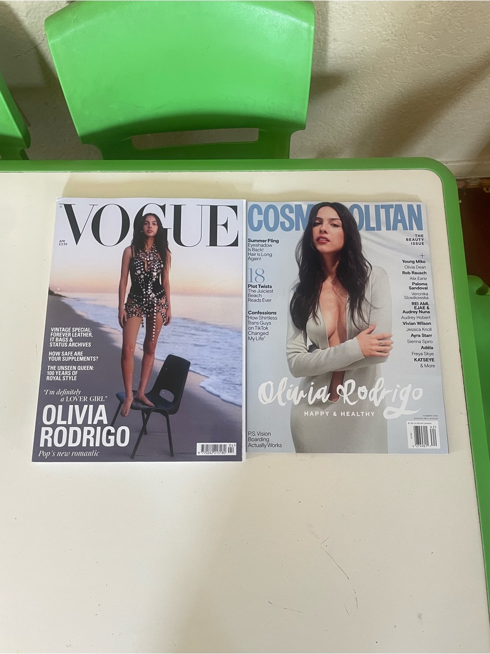 Olivia Rodrigo Vogue & Cosmopolitan Magazine Set - Olivia Rodrigo Covers